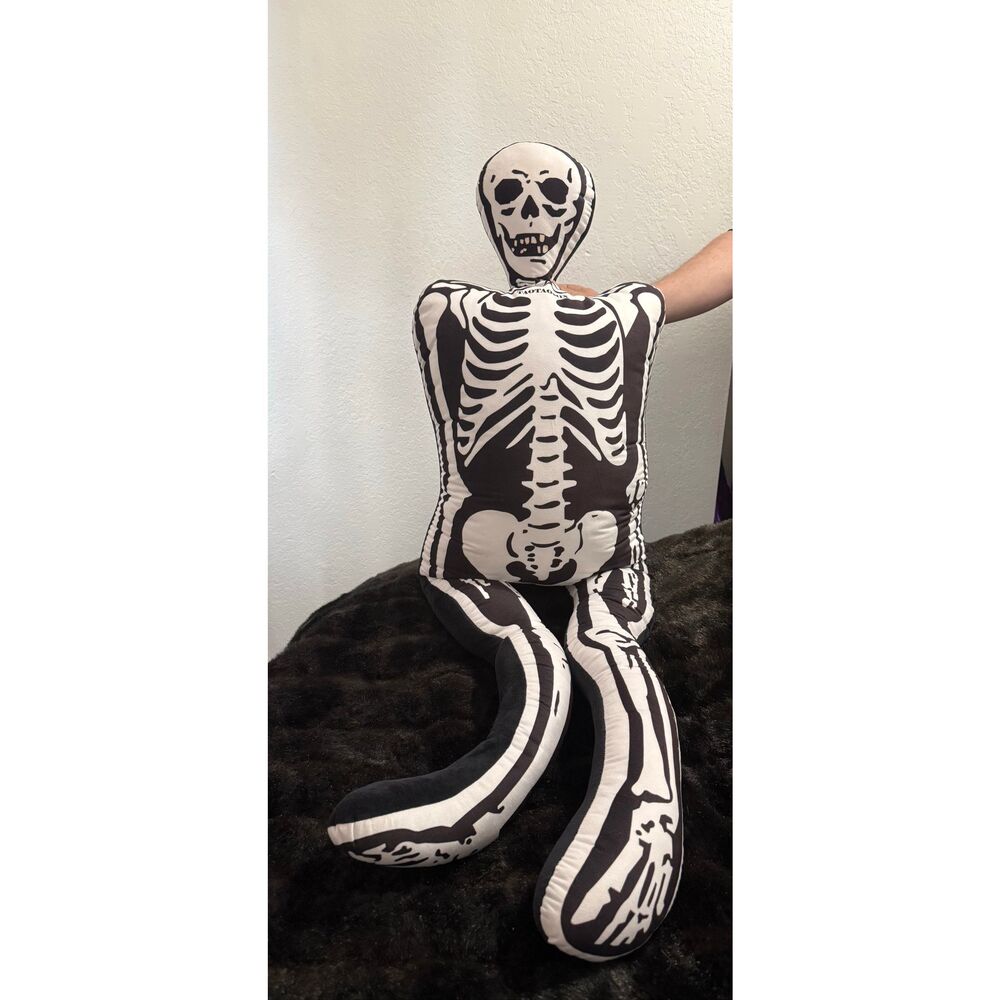 Oversized Skeleton Pillow Halloween 50" TikTok Famous body pillow